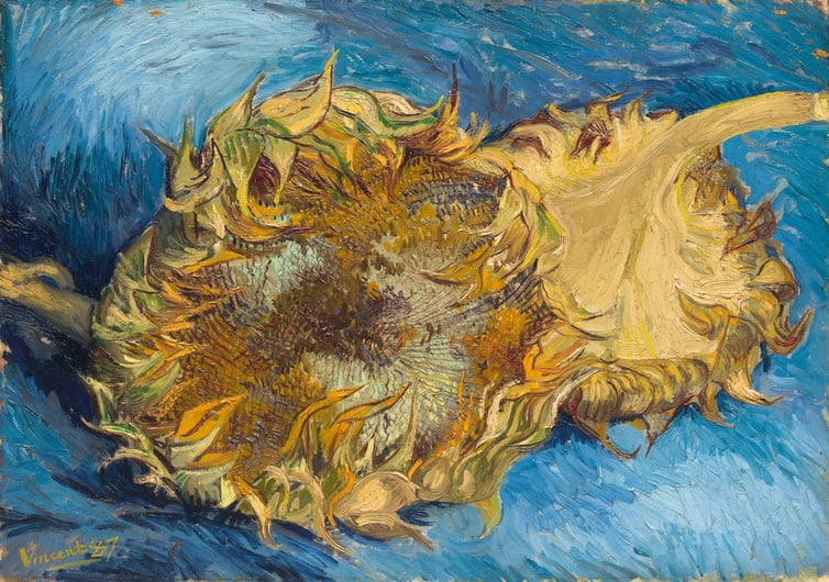 Sunflowers by Vincent van Gogh, 1887. Courtesy of The Metropolitan Museum.